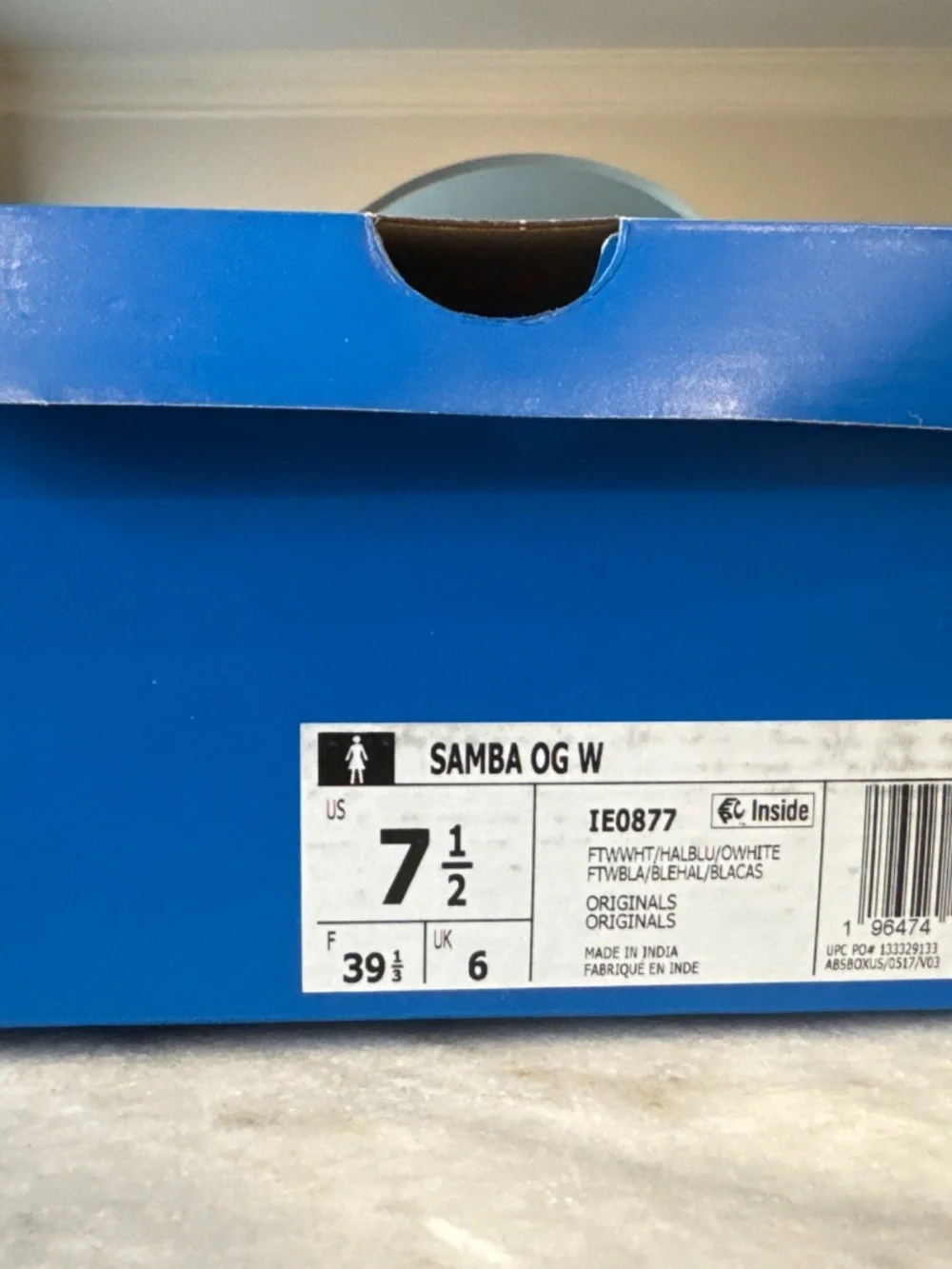 adidas SAMBA - light blue - Picture 5 of 5